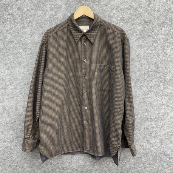 Ermenegildo Zegna Men's Casual Button-Up Shirt, Made in Italy, 100% Cotton, XL - Picture 1 of 9